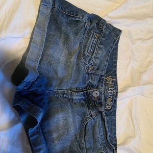 Denim shorts